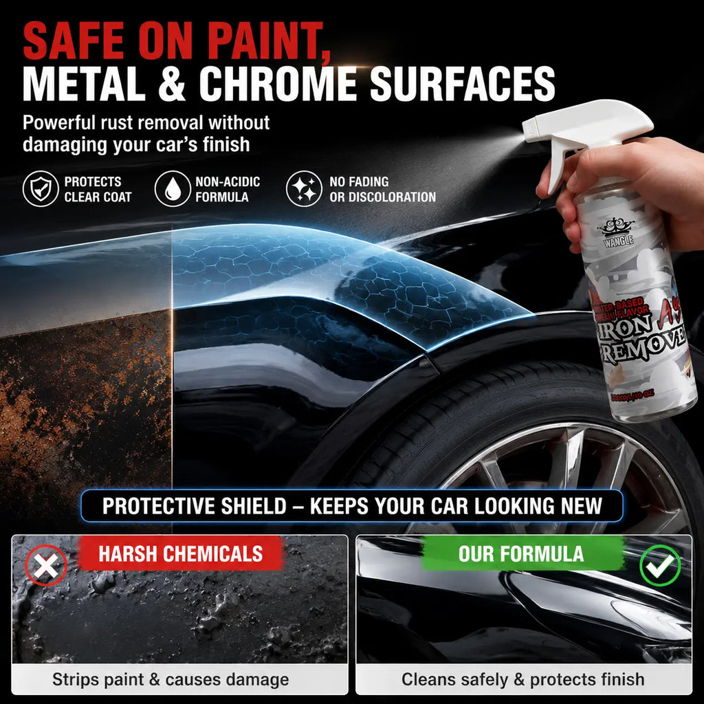 Rust Remover – Fast-Acting Heavy Duty Formula for Deep Rust, Corrosion & Oxidation Removal, Instantly Restores Metal Shine and Smooth Surface Finish, Ideal for Automotive, Home, Tools & Industrial Equipment Cleaning Use