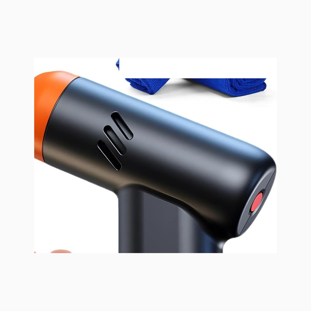Mini cordless polisher, close view