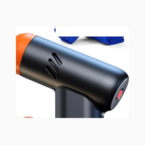Mini cordless polisher, close view